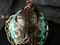 Award Winning Kewa or Zuni Mosaic Inlay Spiny Oster Shell Canteen