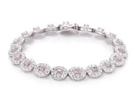 COLORED DIAMOND AND DIAMOND BRACELET