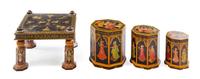 Two Southeast Asian Painted Articles