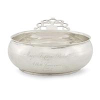 Silver porringer Inscribed and dated, "Mary Francis Parker from Abbott Lawrence dec. 10 1833"
