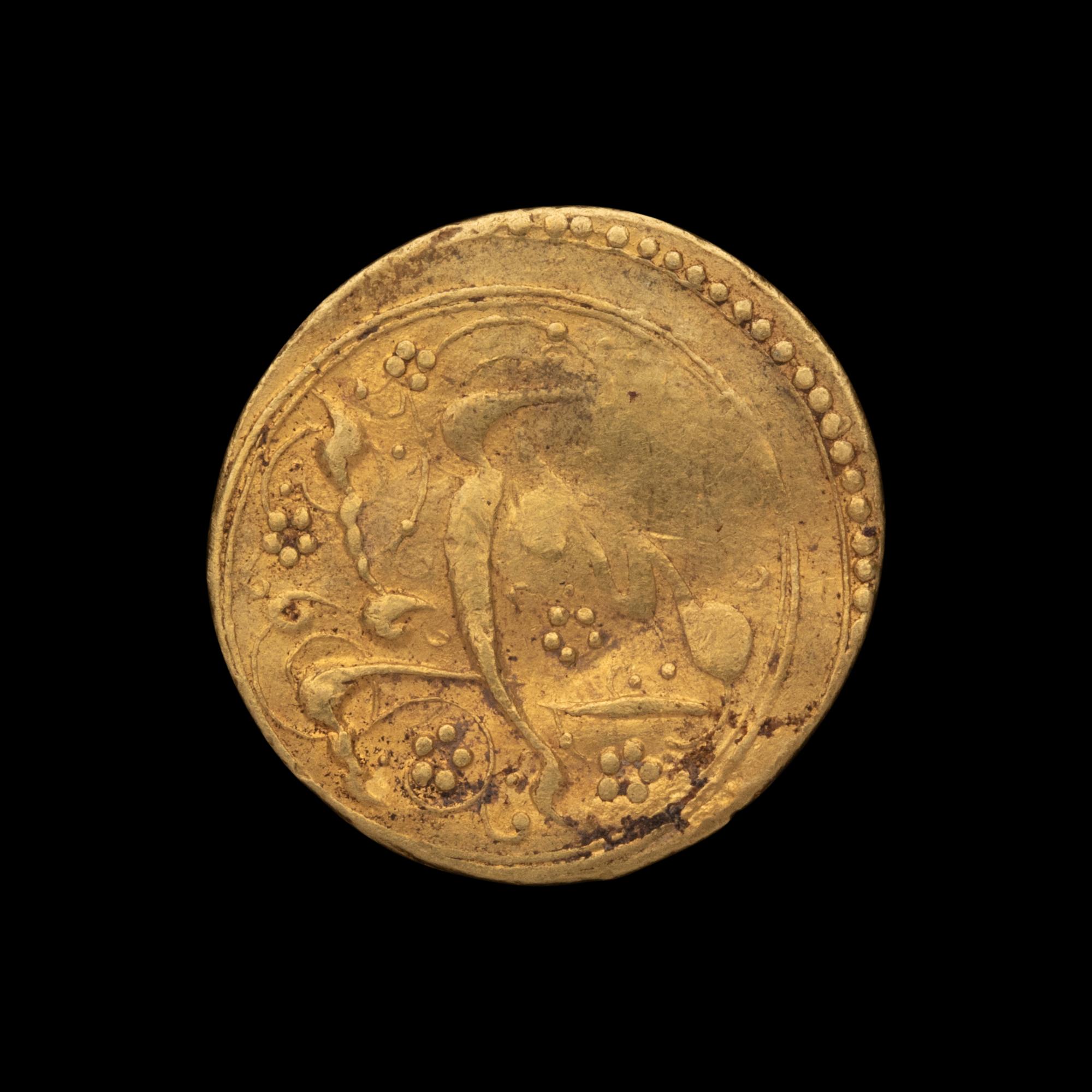 [PERSIA/IRAN] QAJAR DYNASTY. Shah Fath-Ali. Av 1/2 Toman (3.5g, 20mm)