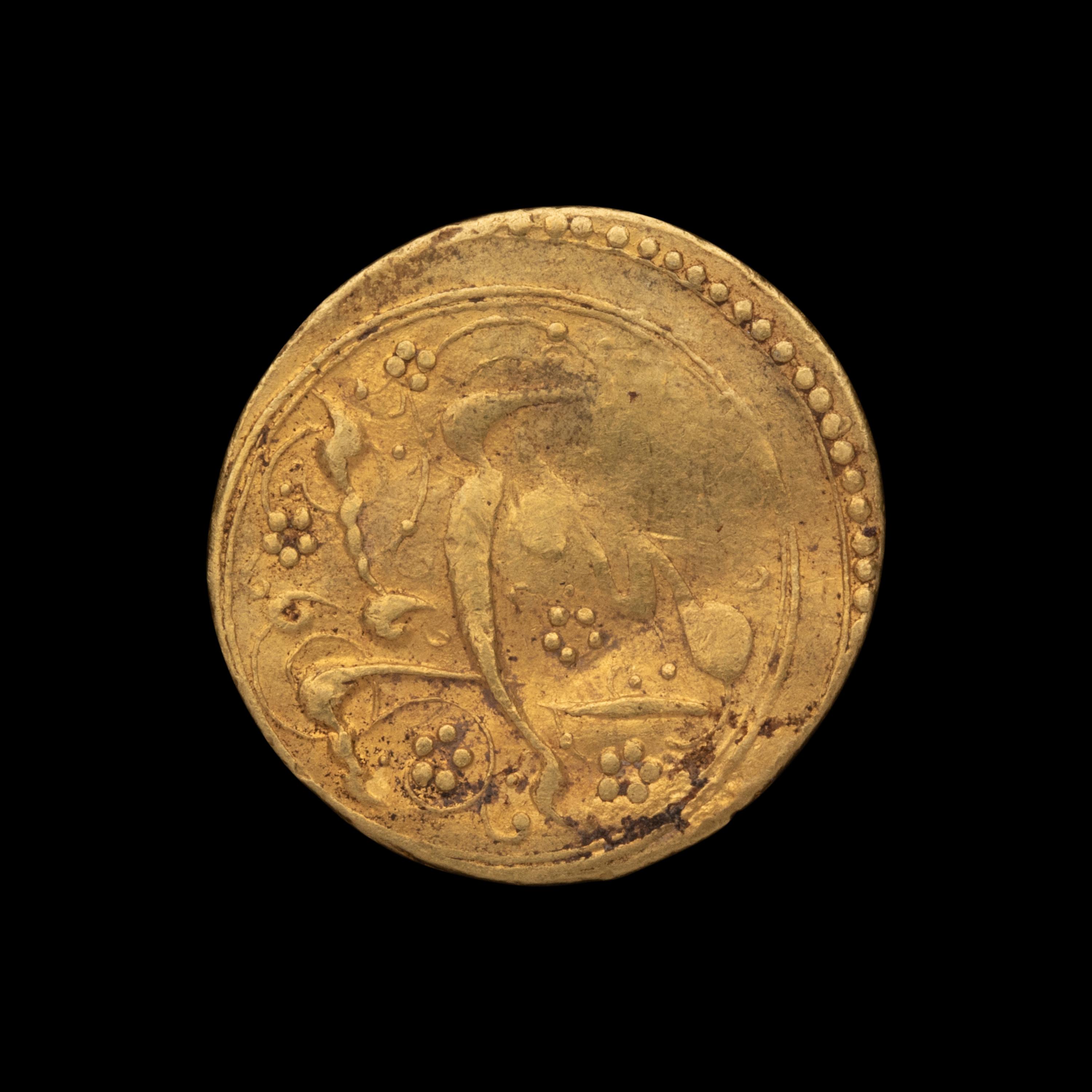 [PERSIA/IRAN] QAJAR DYNASTY. Shah Fath-Ali. Av 1/2 Toman (3.5g, 20mm)