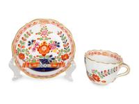 Eleven Meissen Porcelain Teacups and Saucers — PRIMARILY 20TH CENTURY
