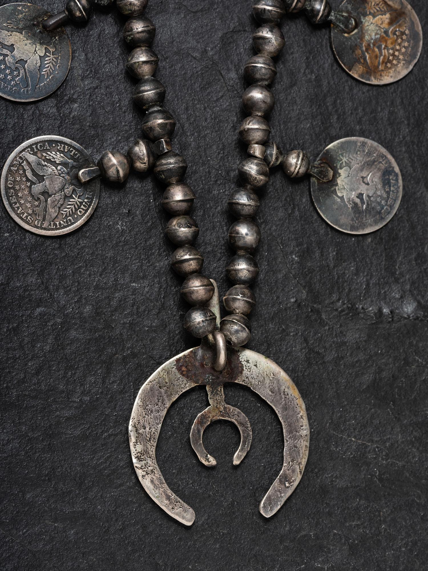 Navajo Squash Blossom Necklace