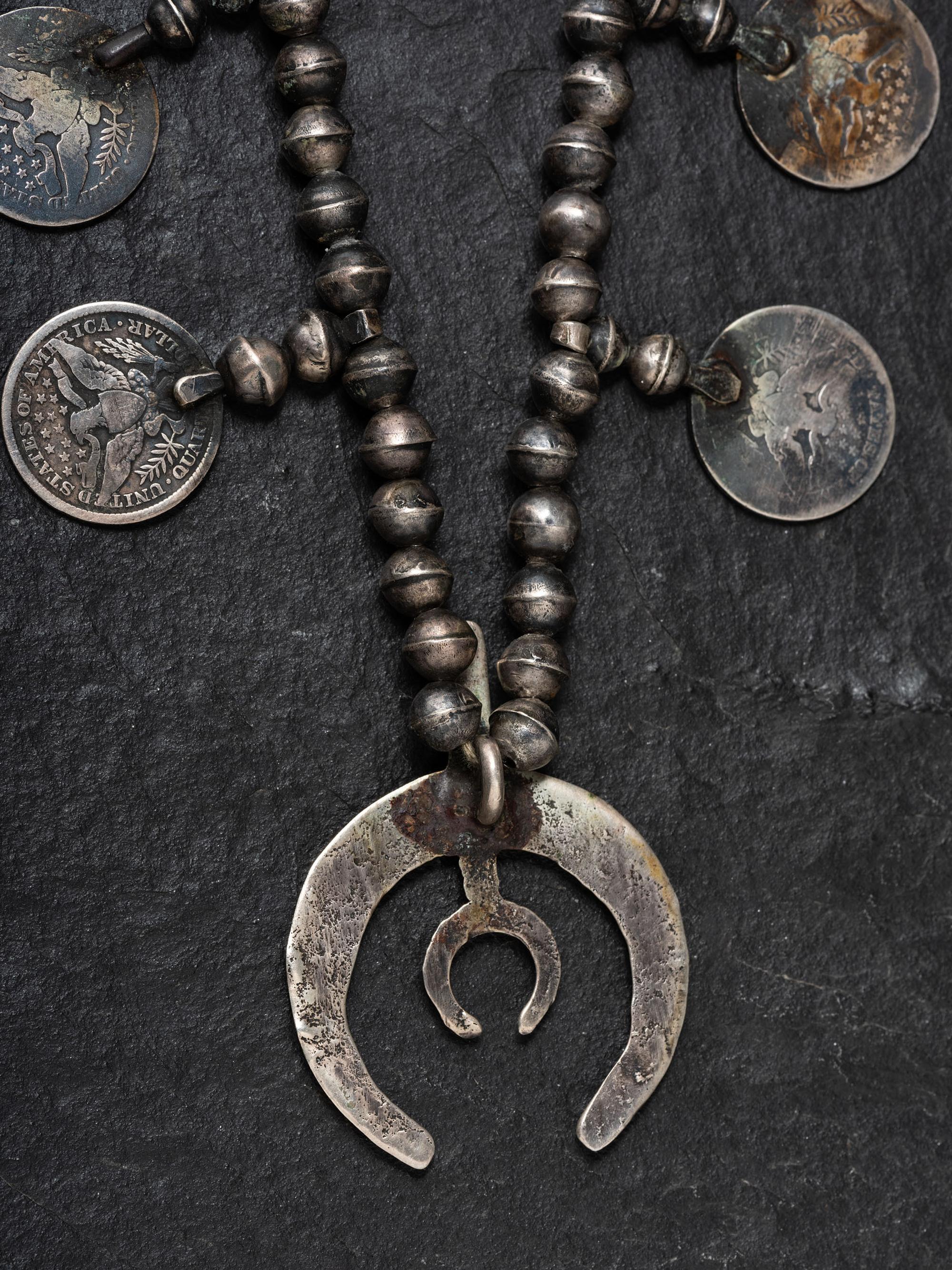 Navajo Squash Blossom Necklace