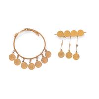 YELLOW GOLD AND COIN SET