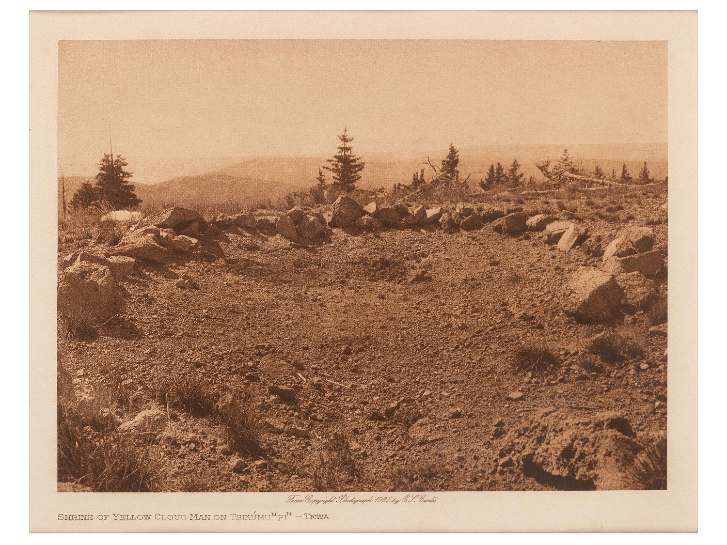 [NATIVE AMERICANS]. CURTIS, Edward (1868-1952). A group of 3 photogravures, comprising: