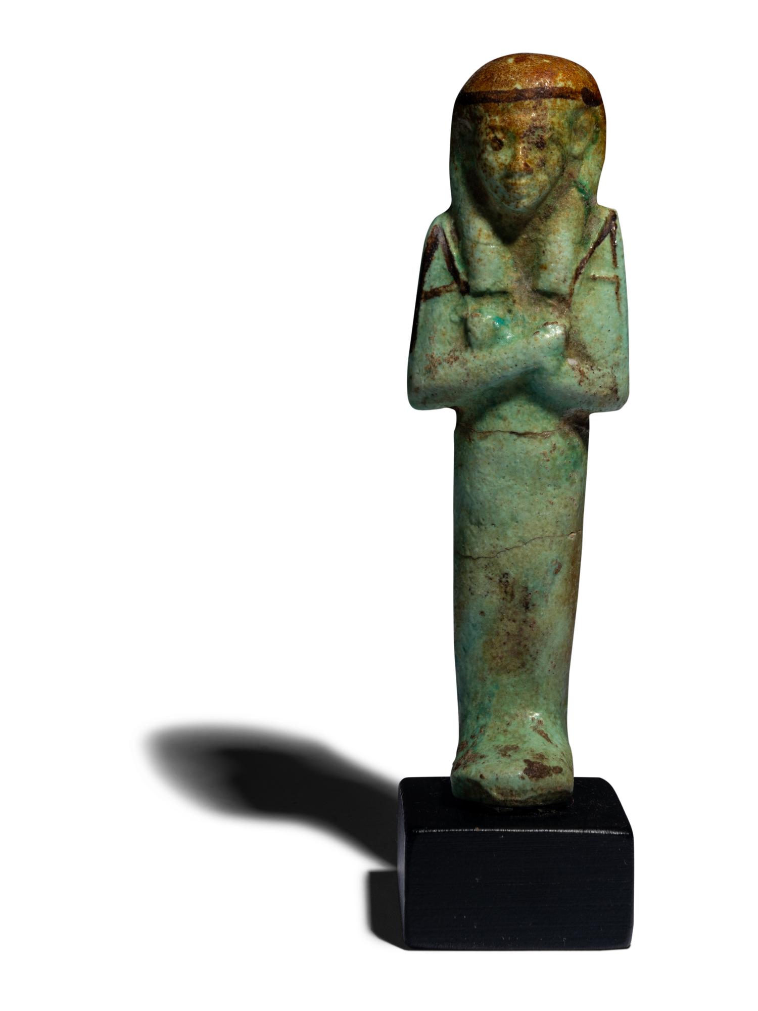 An Egyptian Faience Ushabti