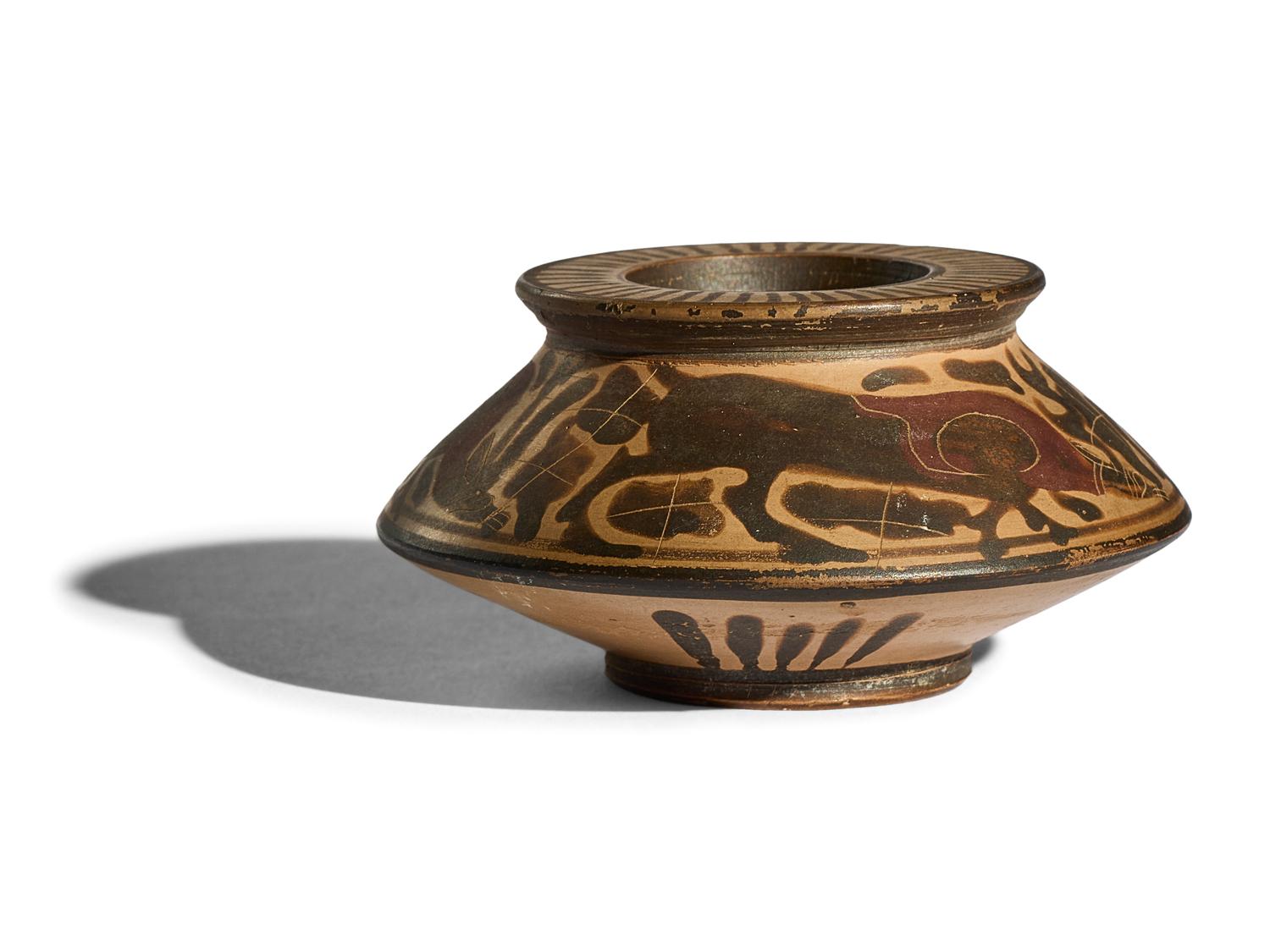 A Corinthian Black-Figured Vessel