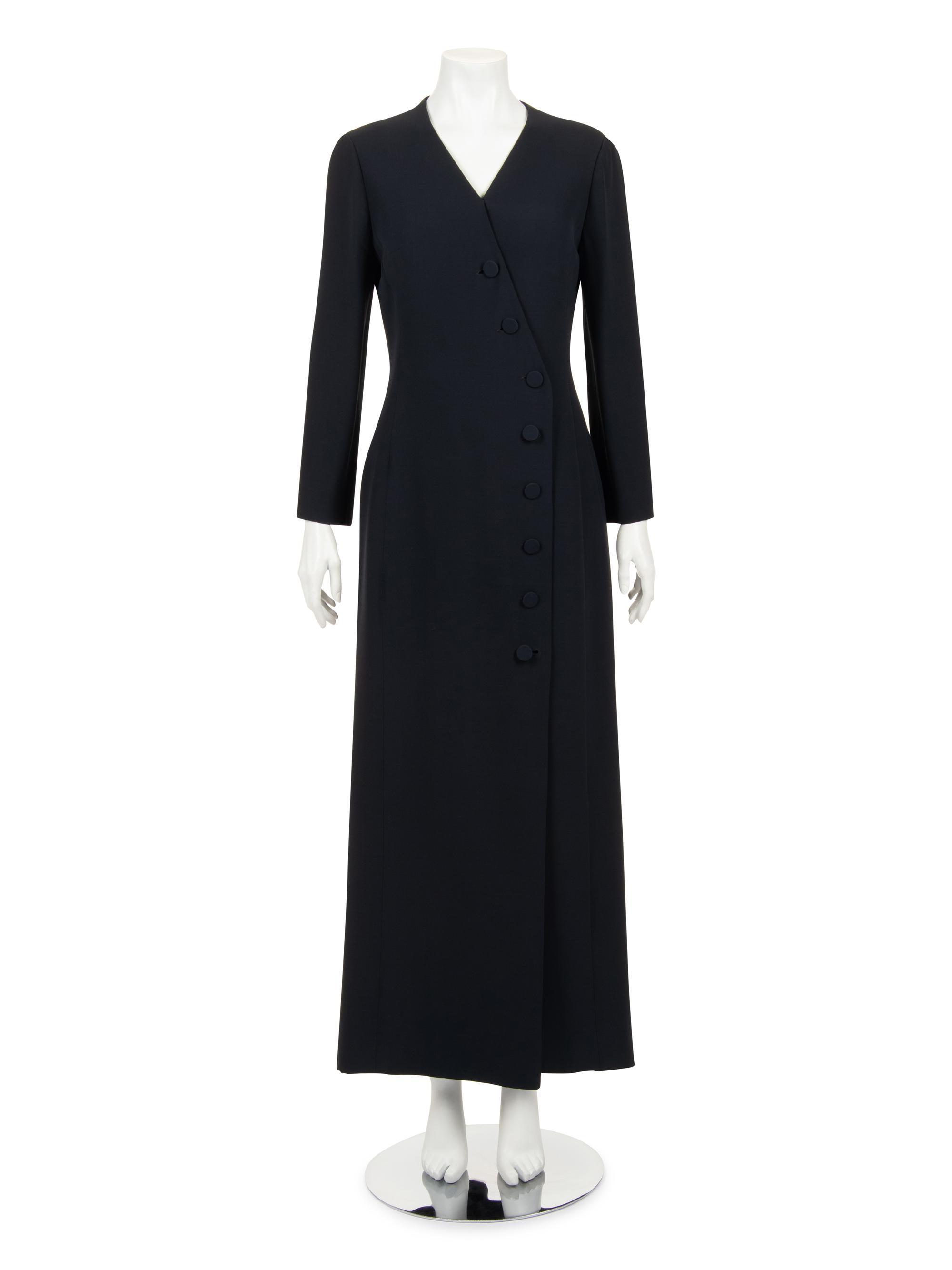 Christian Dior Silk Crepe Button Down Dress