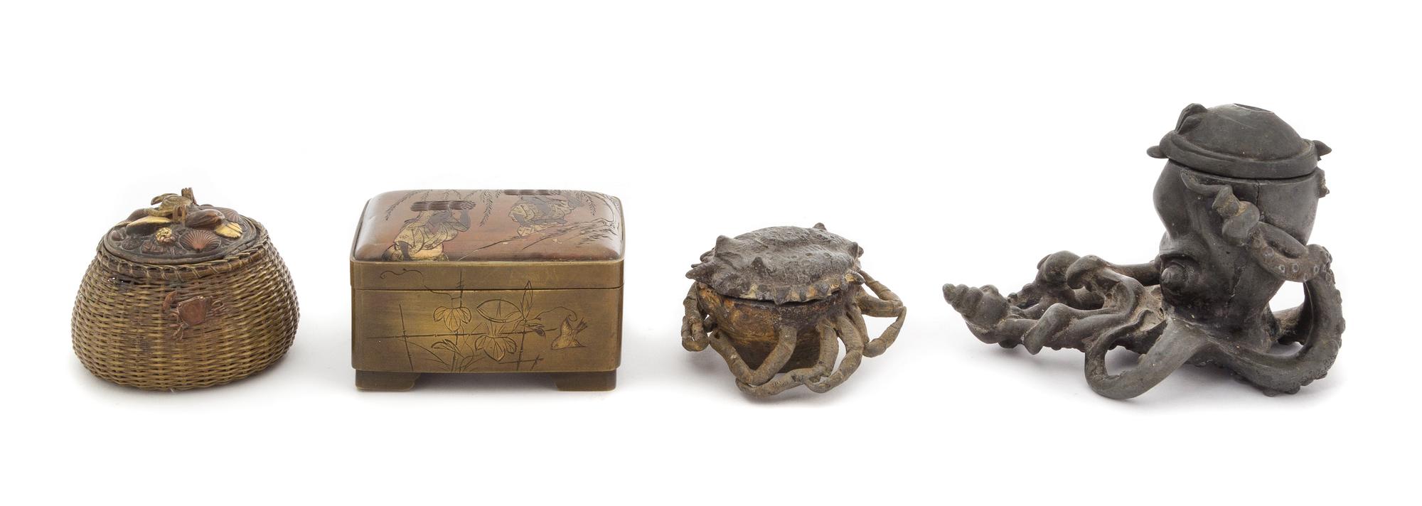 Four Metal Scholar's Objects
