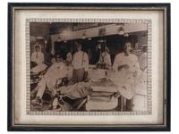 [EARLY PHOTOGRAPHY]. A group of 12 occupational photographs highlighted by a tintype of railroad workers including an African American subject.
