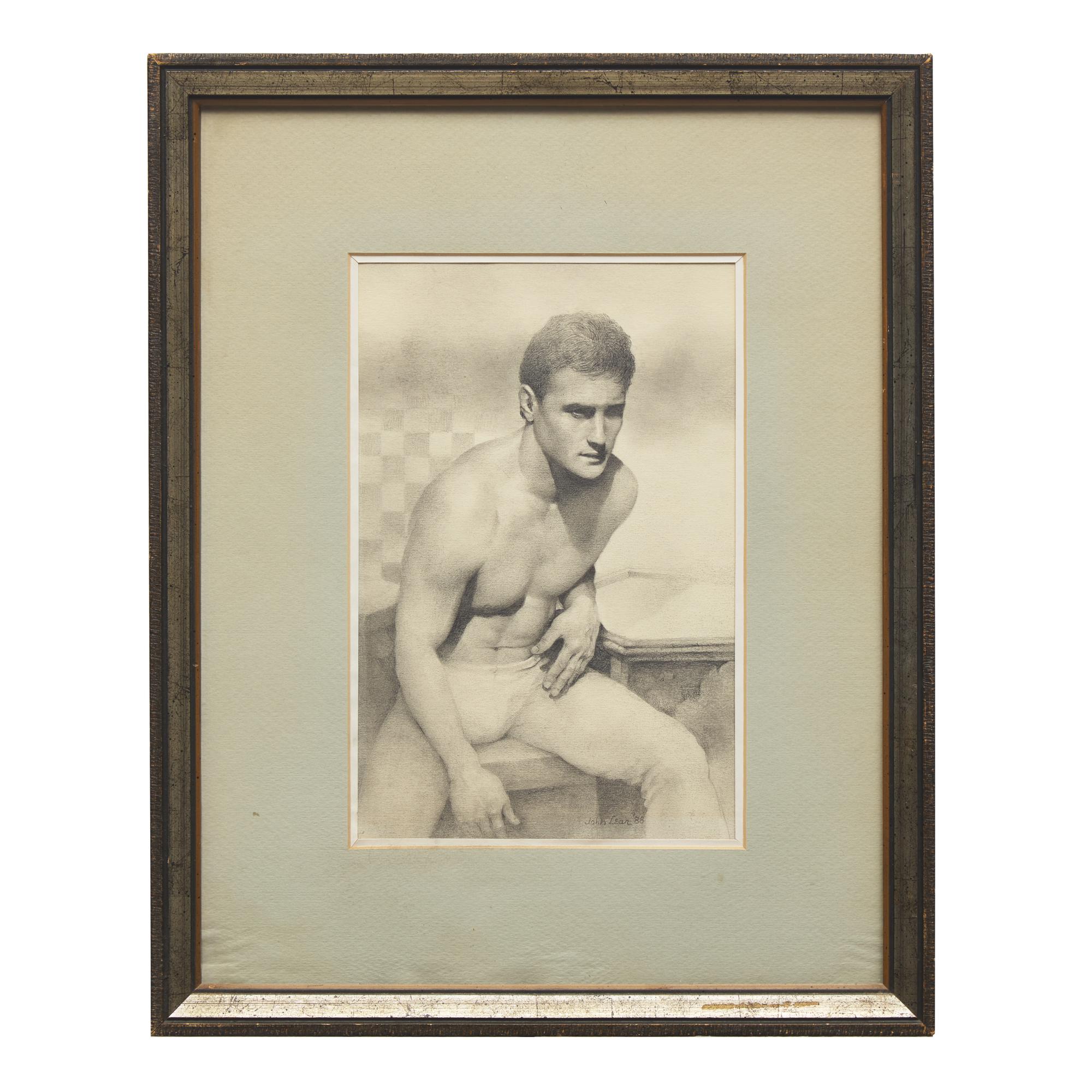 John B. Lear (American, 1910-2008) — Drawing of J.Z. , 1988