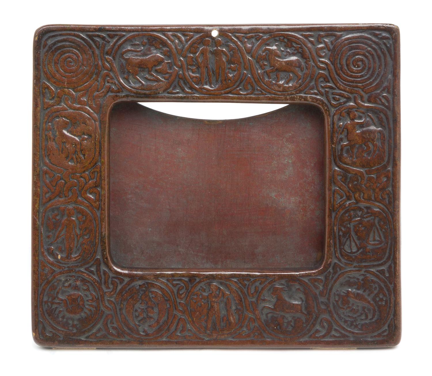 Tiffany Studios, Zodiac pattern picture frame (25733)