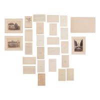 [Civil War] Group of 29 Carte de Visites and Cabinet Cards of Forts, Military Headquarters, Cemeteries, and Landmarks.