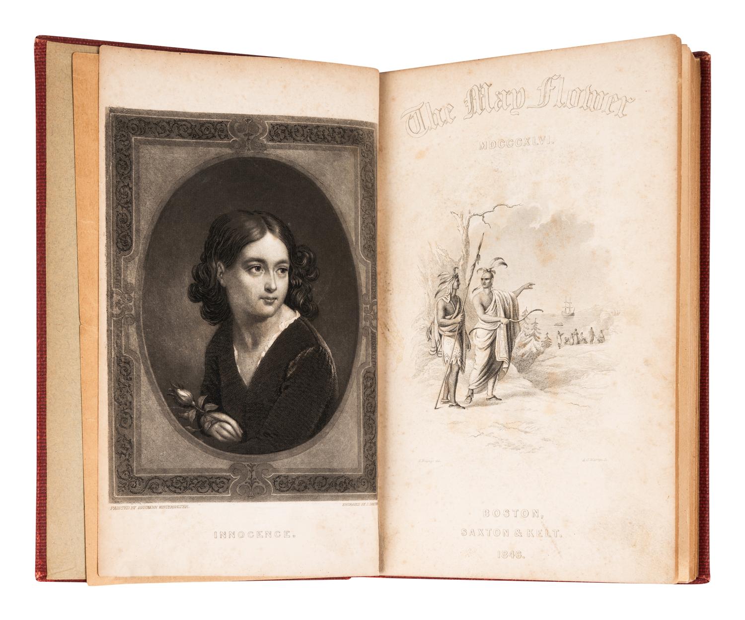 POE, Edgar Allan (1809-1849). "The Imp of the Perverse." In: The May-Flower . [Boston: Saxton & Kelt, 1846].
