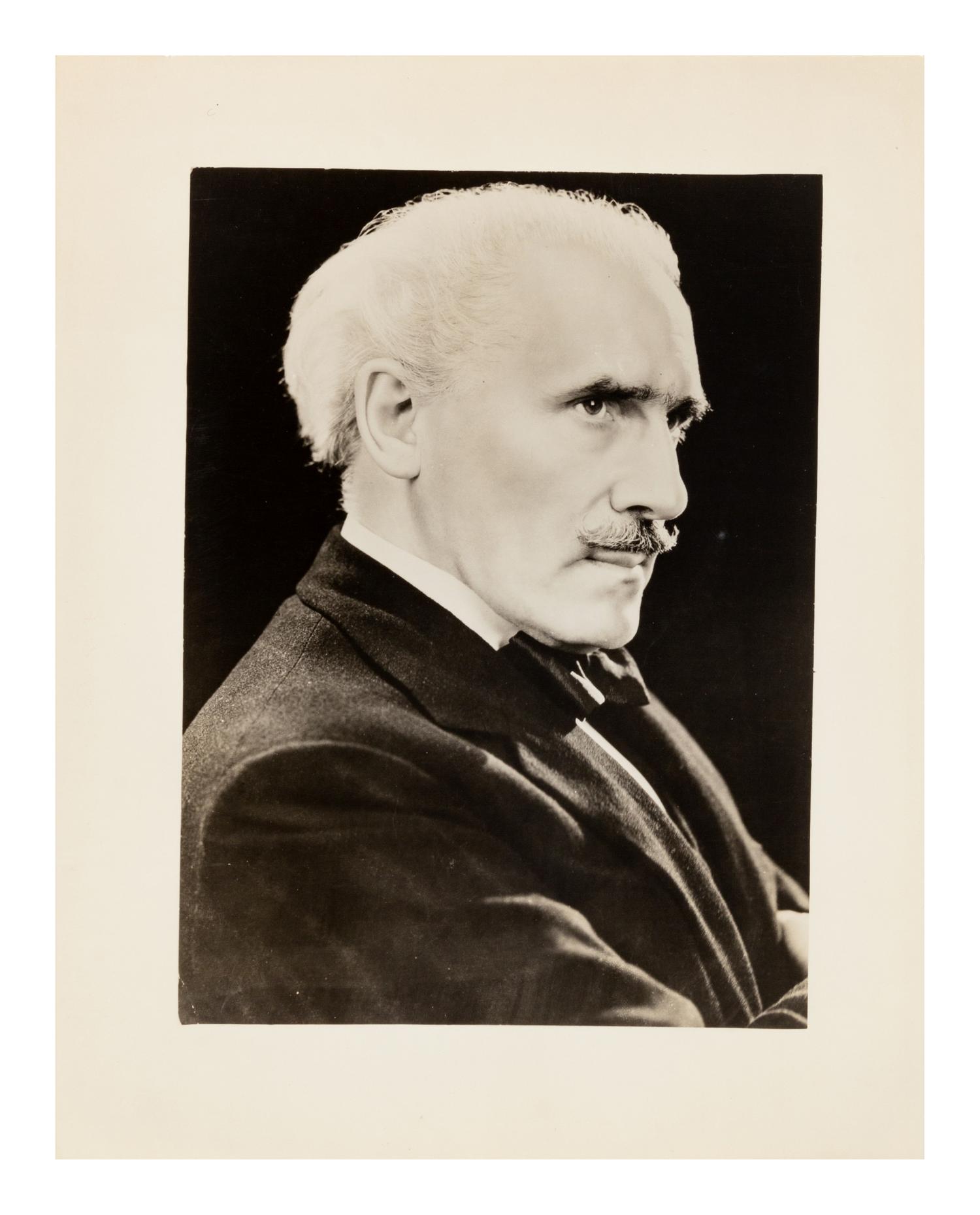 [19TH AND 20TH-CENTURY COMPOSERS AND CONDUCTORS]. A group of 6 photographs, photographic prints, or cartes de visite of opera conductors and composers from the 19th and 20th century, most signed, comprising images of: