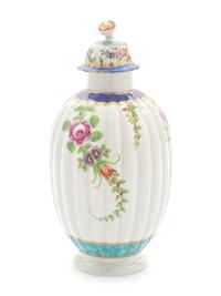 A Worcester Porcelain Tea Caddy — C. 1765
