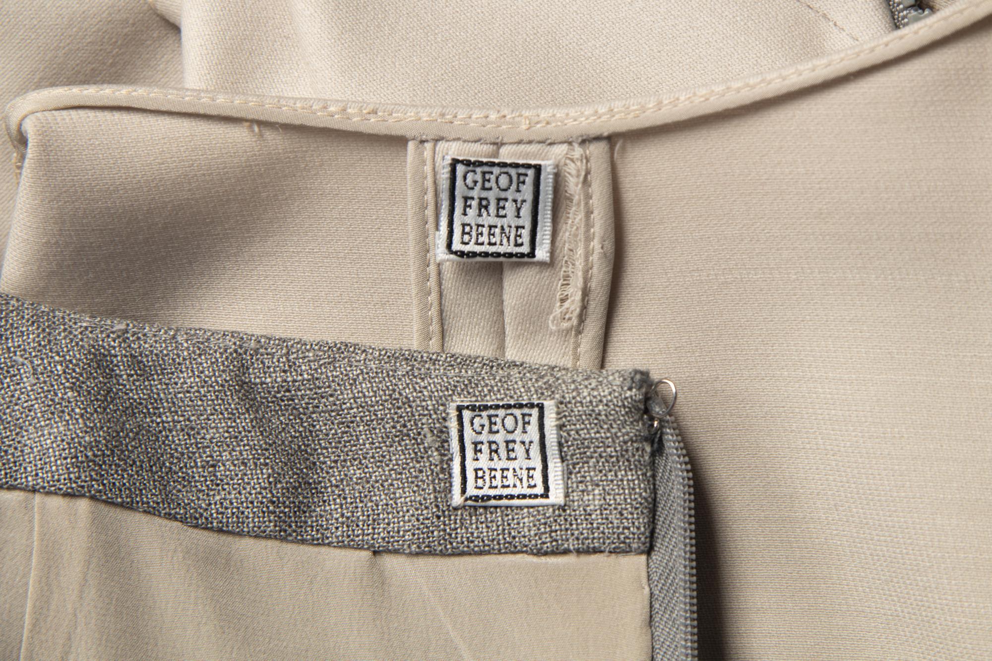 Geoffrey Beene Zippered Top and Skirt