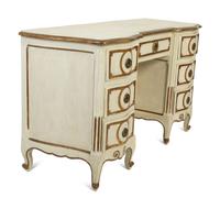 A Venetian Style Painted and Parcel Gilt Dressing Table — EARLY 20TH CENTURY