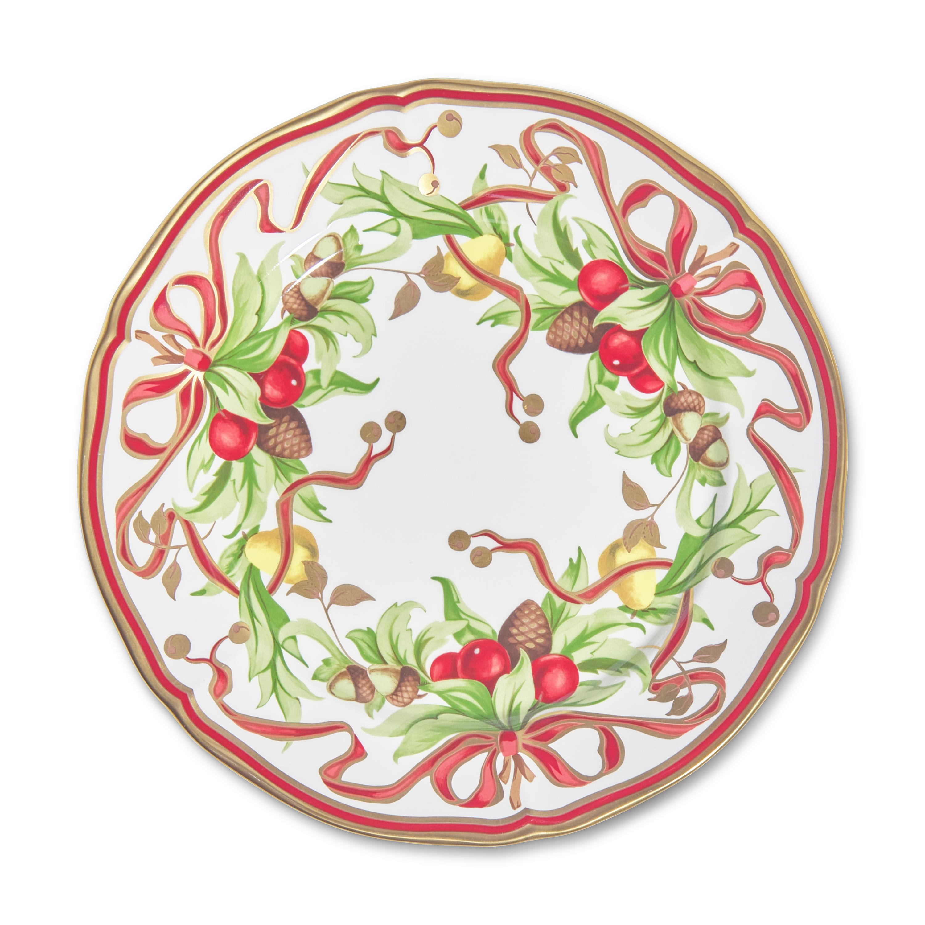 A Tiffany and Co. Tiffany Holiday Porcelain Dinner Service