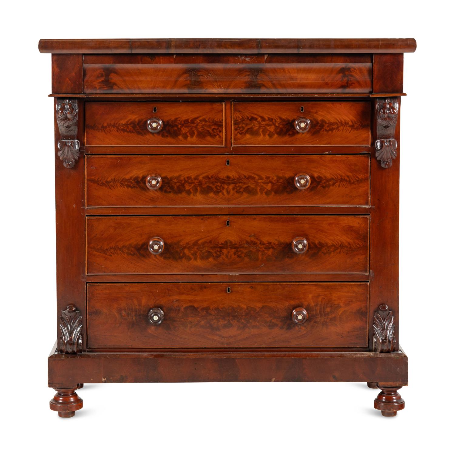 A Classical Mahogany Chest of Drawers