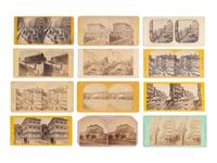[EARLY PHOTOGRAPHY]. 50 stereoviews of New York City, incl. street scenes and landmarks.