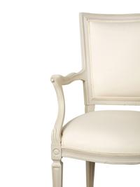 A Pair of Italian Directoire Style Painted Armchairs — Late 19th Century