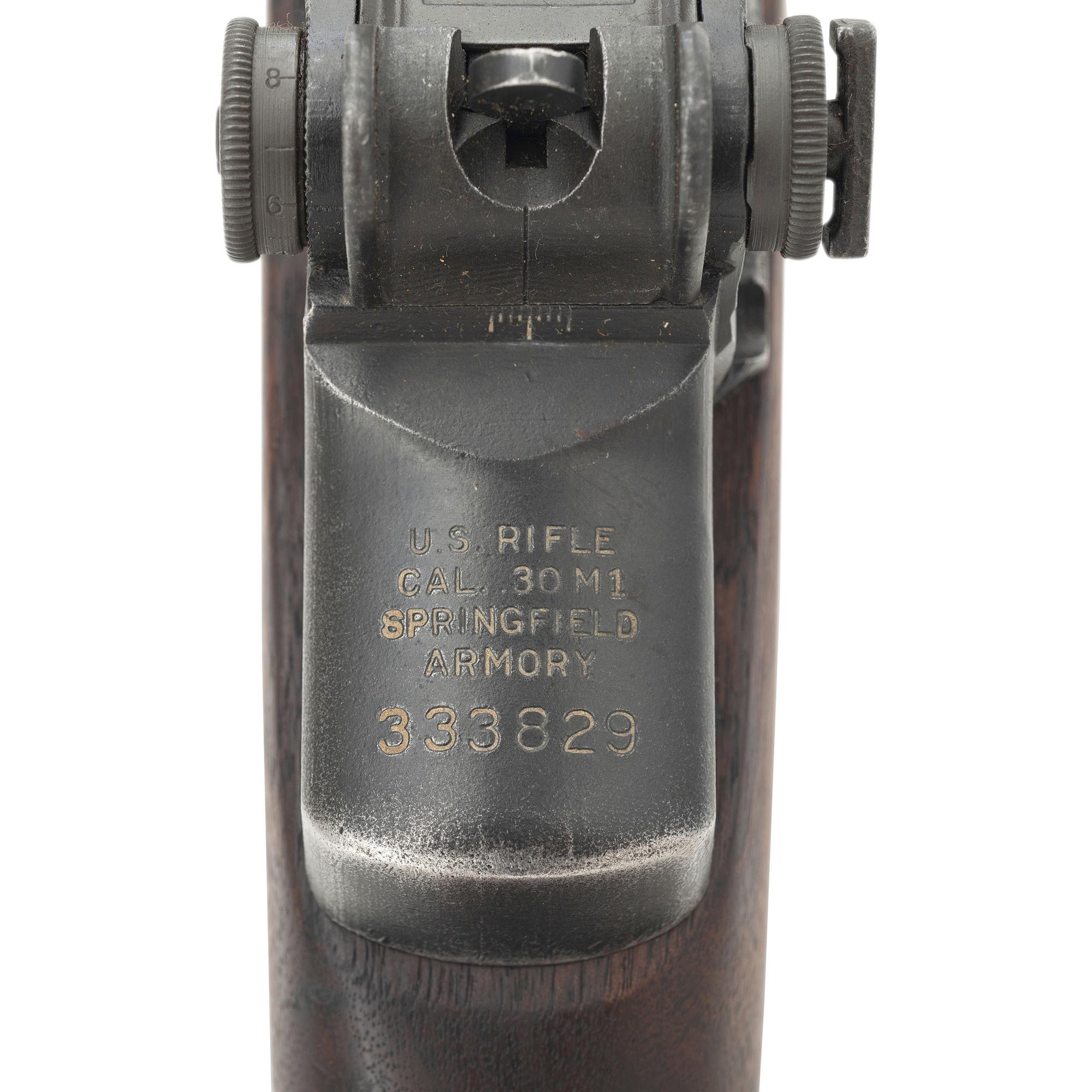 **U.S. Springfield M1 Garand Rifle Manufactured in 1941