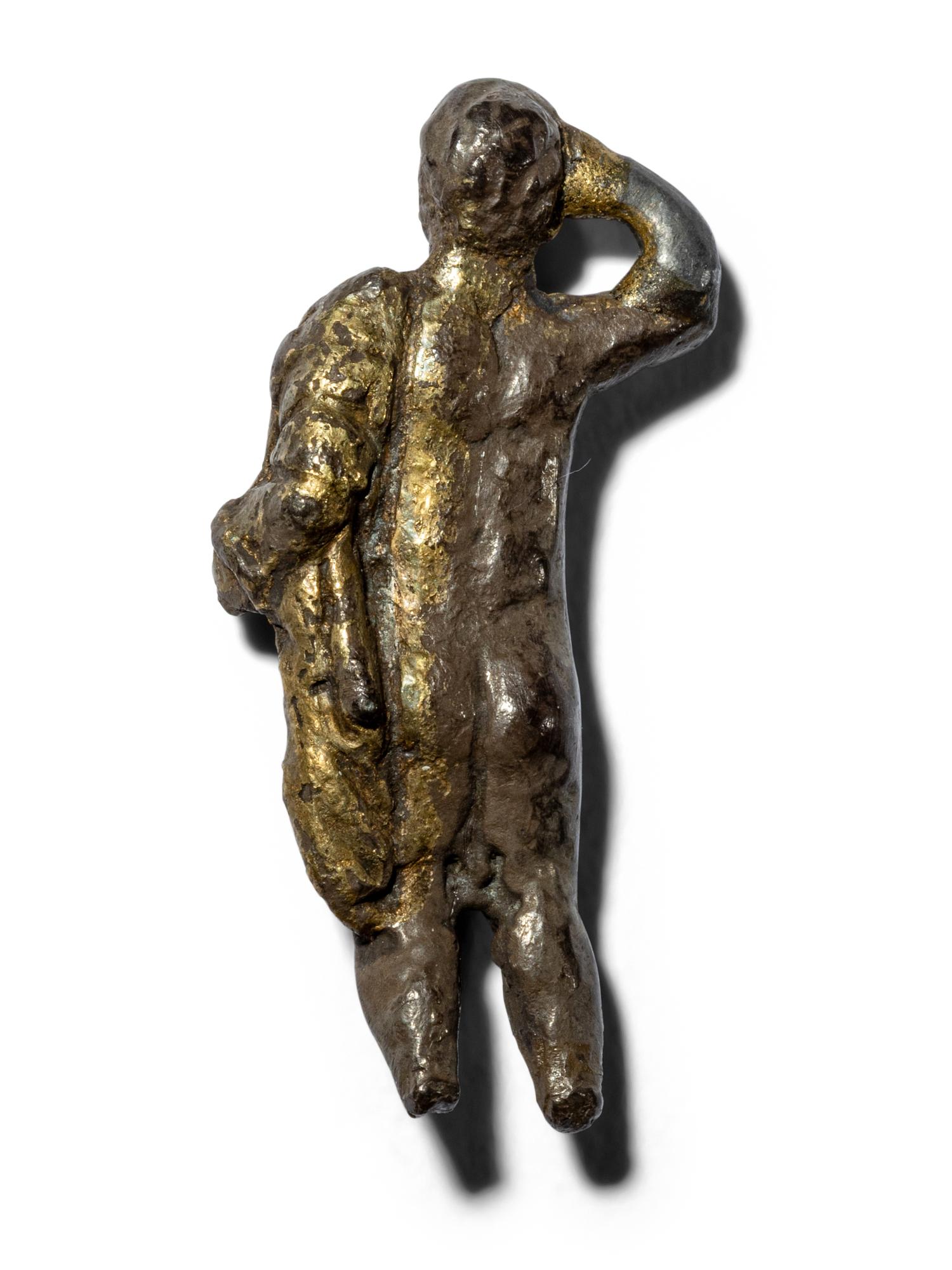 A Roman Gilt-Silver Male Figure