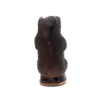 A Gold and Diamond Mounted Carved Hardstone Hand-Seal