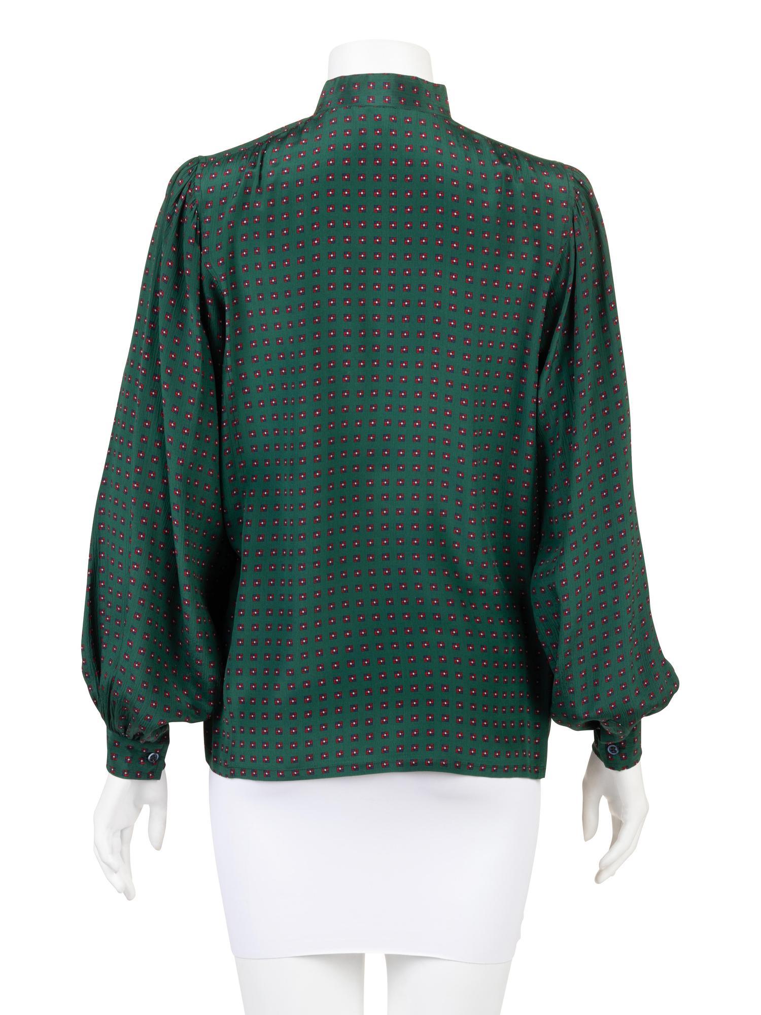 Three Yves Saint Laurent Blouses, 1980-90s