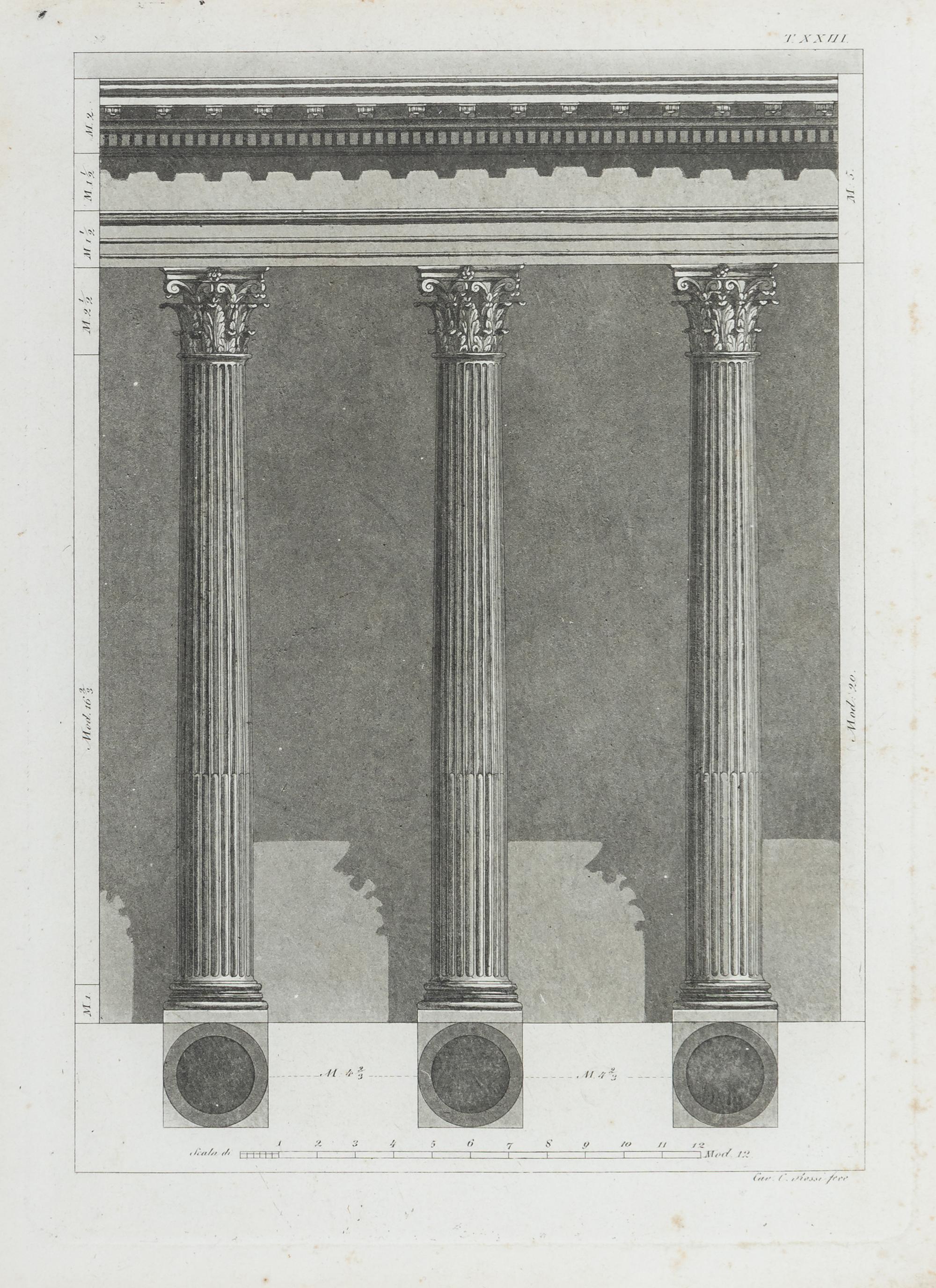 Five Continental Colored Engravings