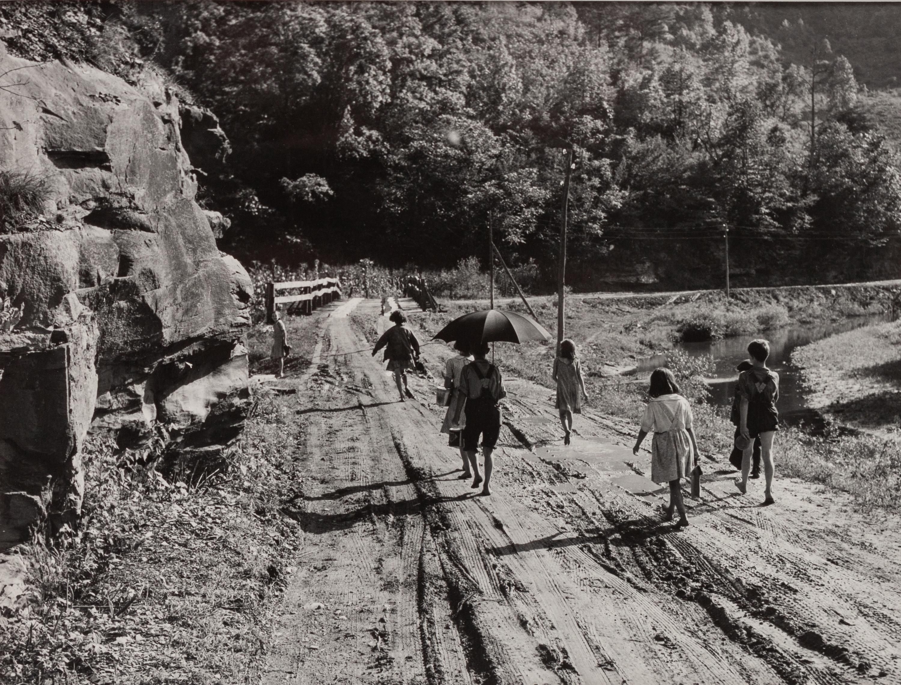 A group of five photographs ( Parishoners Peeling Tomatoes, Bardstown, KY, 1940; Breathitt County, KY, 1940; Radford, VA Farm, 1941; Riner, VA , 1941; Cattle Guard, 1941)