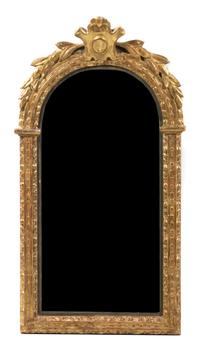 An Italian Neoclassical Style Giltwood Mirror Height 48 x width 36 inches. — 19TH CENTURY