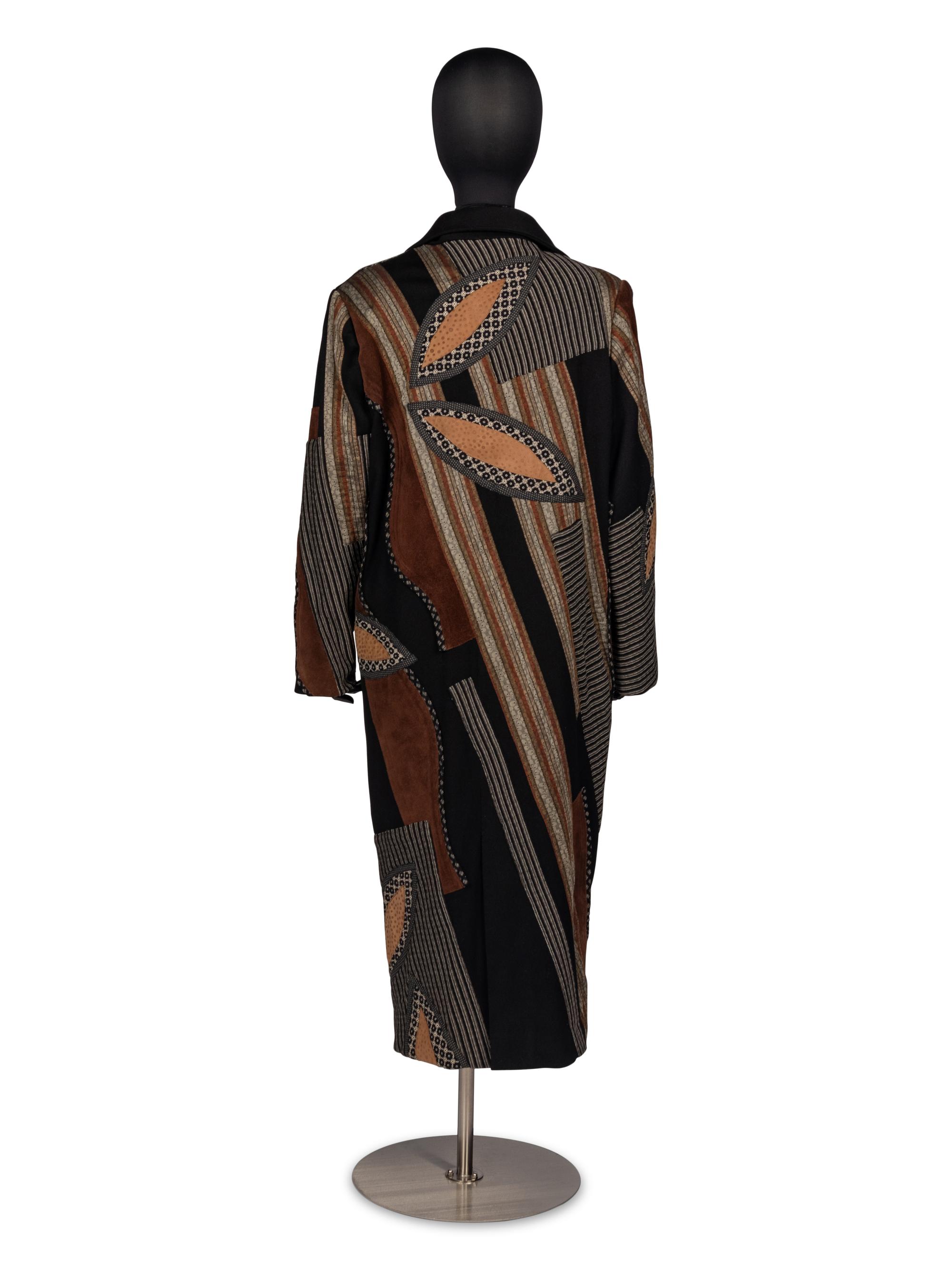 Koos Van Den Akker Collaged Coat