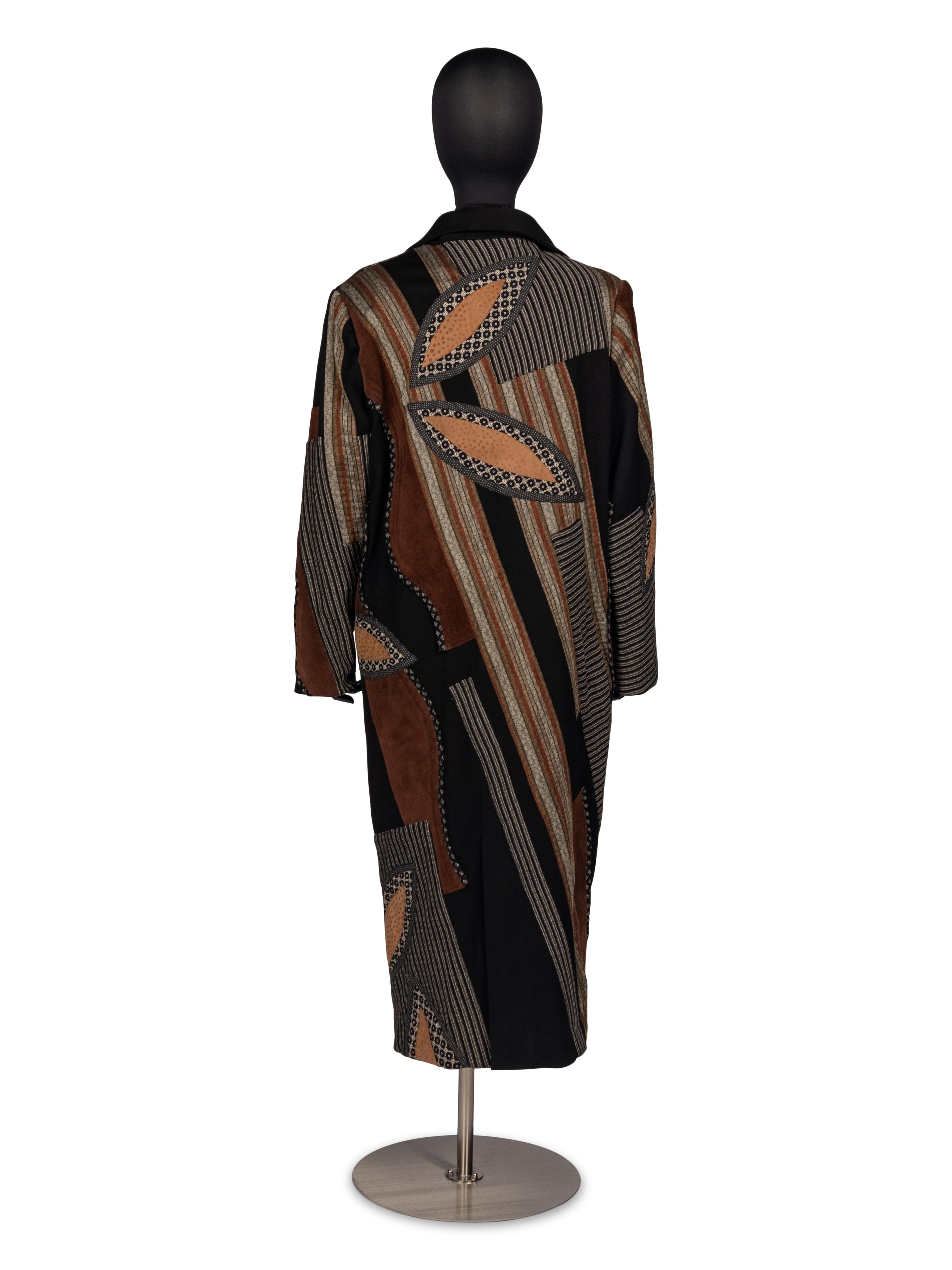 Koos Van Den Akker Collaged Coat