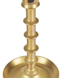 A Group of Three Flemish Brass Candlesticks