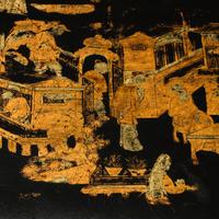 A Set of English Black-Japanned Nesting Tables