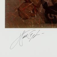 A Collection of Walter Payton Signed Autograph Displays