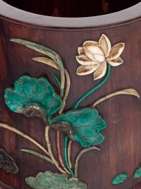 21 Chinese Lacquer and Wood Scholar's Objects