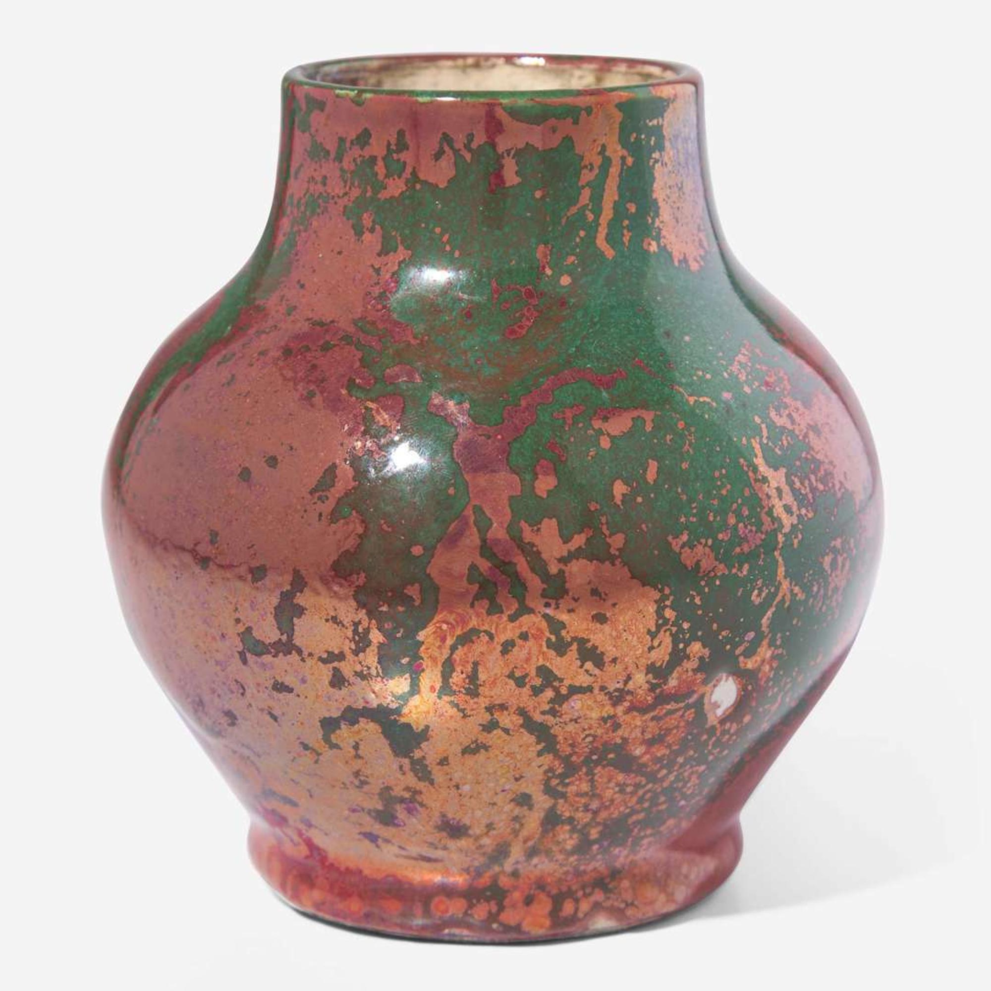 Hugh C. Robertson (American, 1845-1908) Experimental Vase for Dedham Pottery, Massachusetts, USA, circa 1896-1908