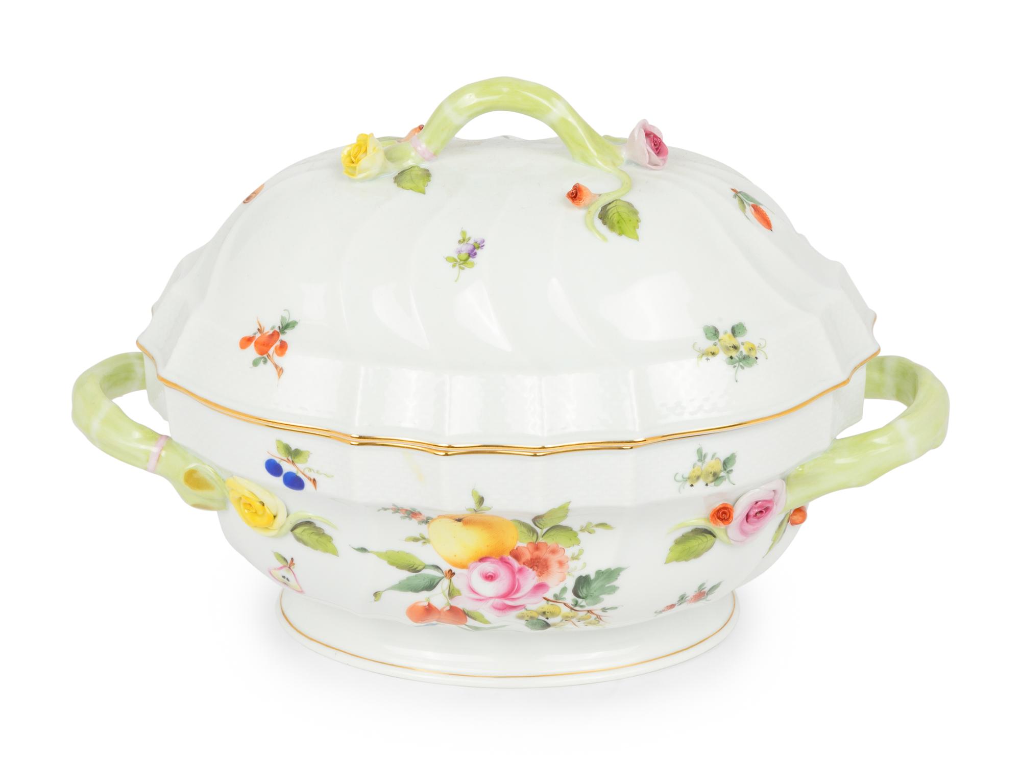 A Herend Porcelain Tureen