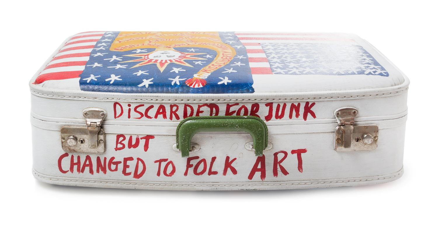 Benjamin Franklin Perkins, (American, 1904-1993), Untitled (Suitcase), 4/24/90