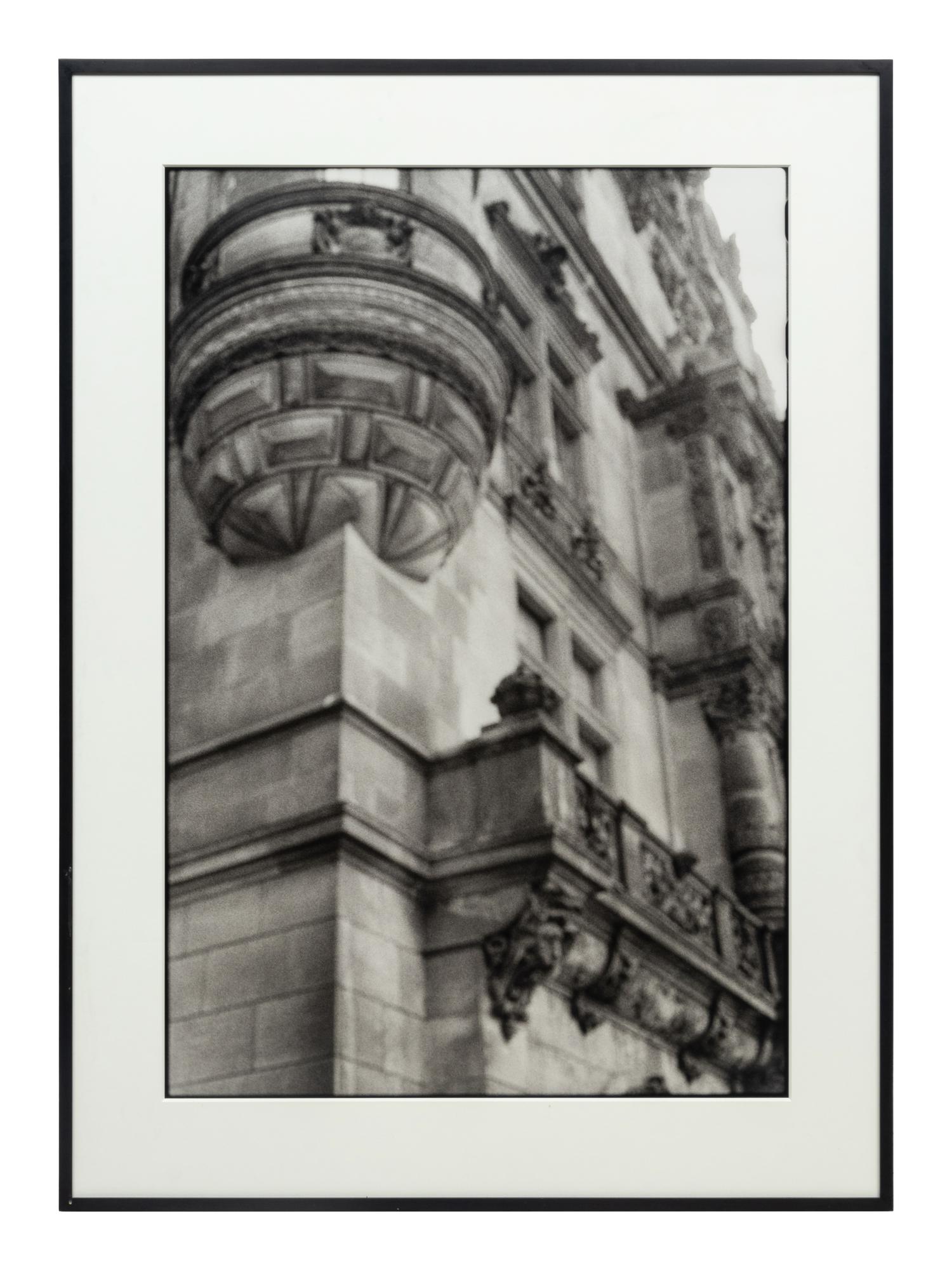 David Armstrong (1954-2014) Birches in Friedhof, Berlin; Shrubs at Versailles; and Building, Dresden, 1992-1993
