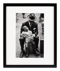 Ruth Orkin (1921-1985) Father and Son, Penn Station, 1948