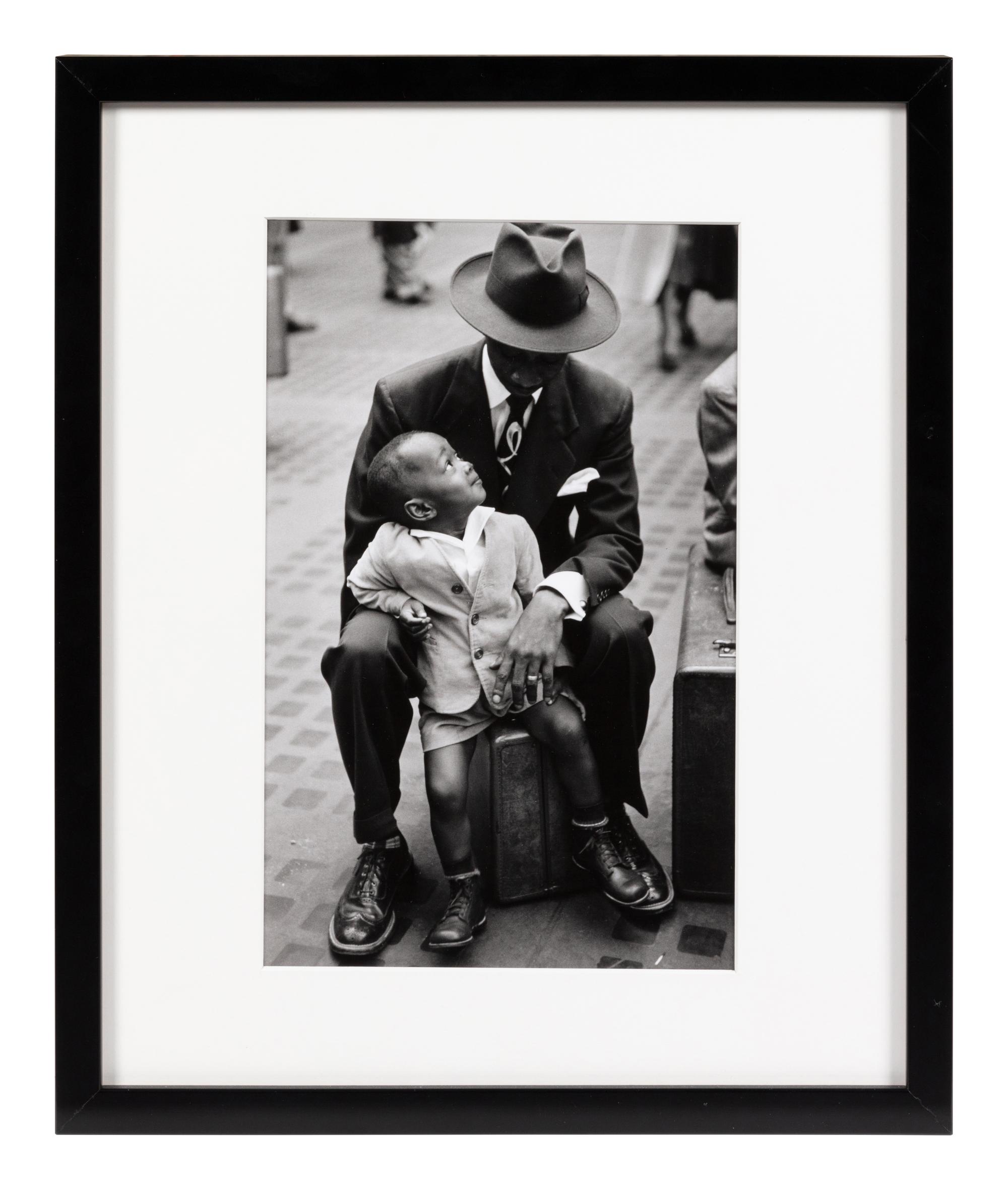Ruth Orkin (1921-1985) Father and Son, Penn Station, 1948