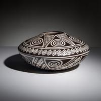 Helen Naha (Hopi-Tewa, 1922-1993) — Pottery Bowl, Awatovi Star Design
