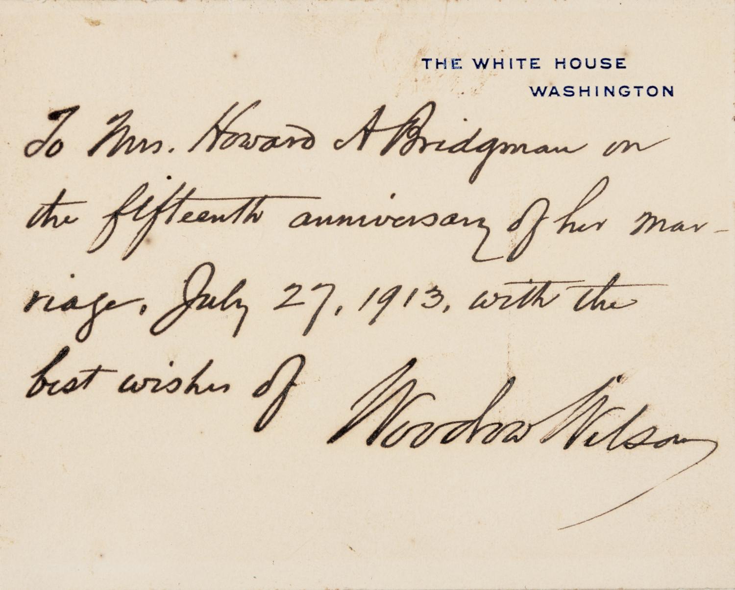 [AMERICAN PRESIDENTS]. A group of 5 manuscripts by American Presidents.