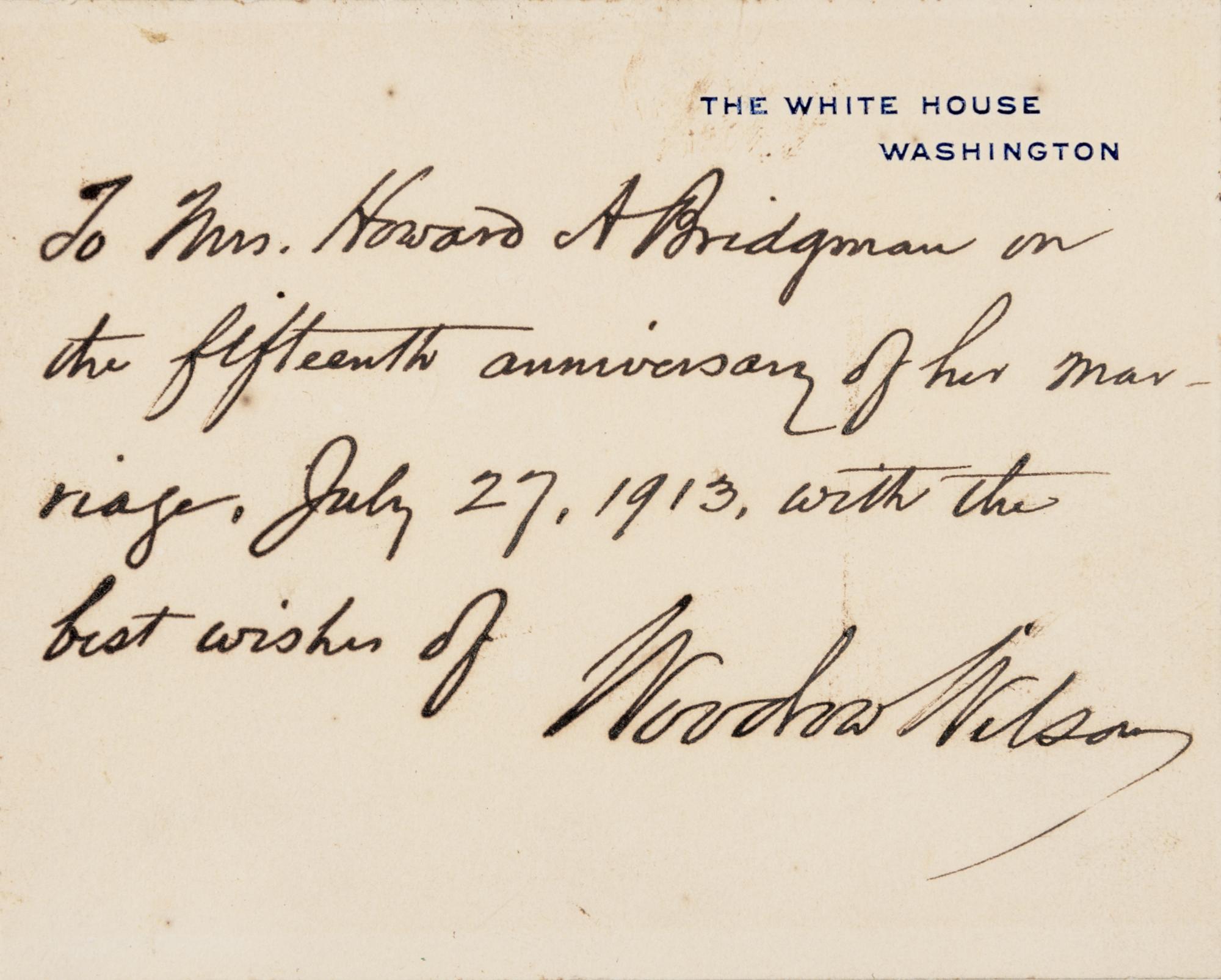[AMERICAN PRESIDENTS]. A group of 5 manuscripts by American Presidents.